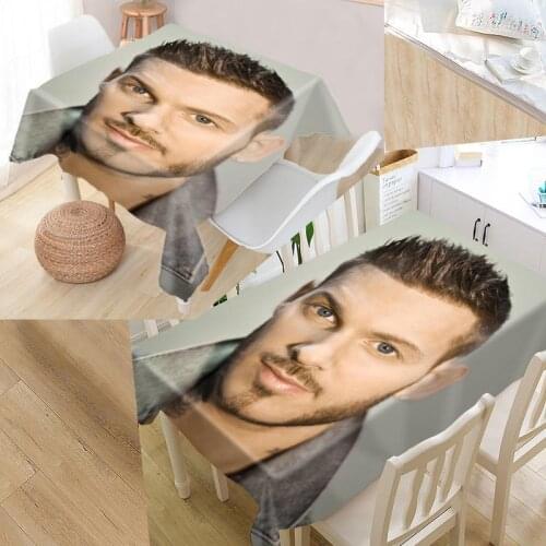 Best Matt Pokora Custom Table Cloth Rectangular Oxford Print Waterproof Oilproof Square Table Cover Party Wedding Tablecloth P