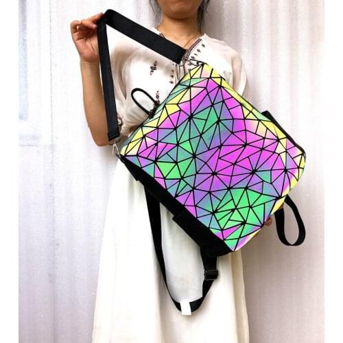 Fashion brand luminous Womens backpack laptop Storage bag for teenagers School Backpack Outdoor travel waterproof shoulder bag