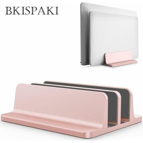 For Macbook Air Pro Desktop Double Desktop Stand Holder with Adjustable Dock (Up to 17.3 Inch) L30 Vertical Laptop Stand