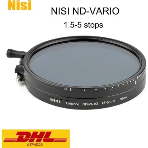 NISI ND-VARIO 1.5-5 stops Enhanced 95 110 114 mm Camera Lens Filter For Video Photography 95mm 110mm 114mm 1.5-5stops Filter