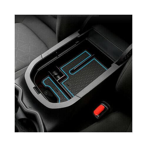 Plastic Inner Armrest Storage Box Holder 1set For Toyota RAV4 2019-2020