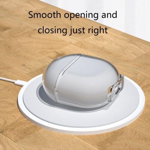 Transparent TPU Case Cover Compatible with -realme Buds Air 2 Earbuds Charging Case Protective Dustproof