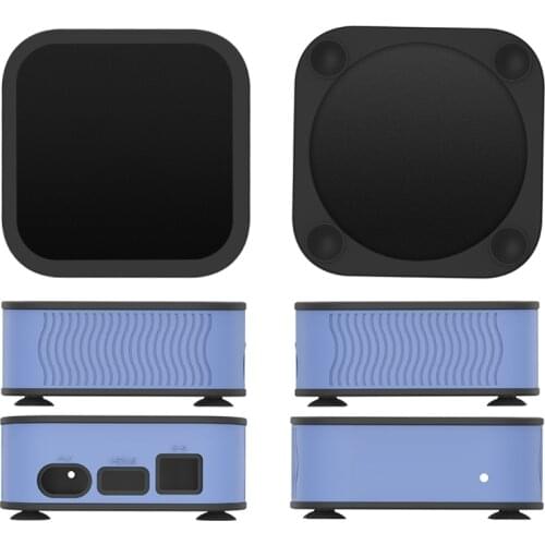 R91A Protective Set-top Box Case Shockproof Silicone Universal TV Box Cover Compatible with 4K 5Th/4Th Smart TV Box