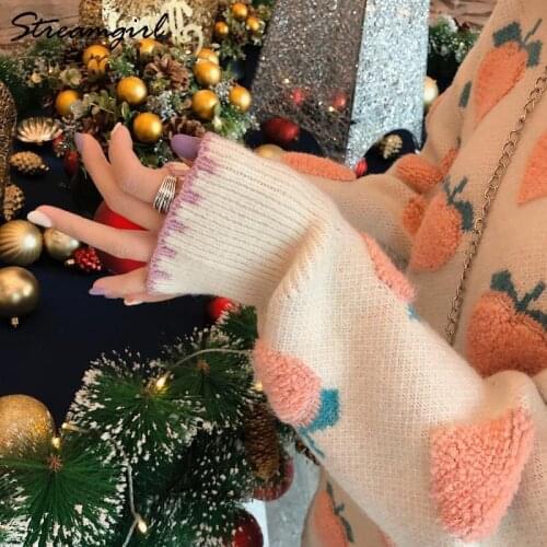 Warm Winter Sweater Oversize Loose Womens Jumper 2021 Sweaters Lazy O Neck Loose Winter Clothes Women Sweaters Warm Pullover