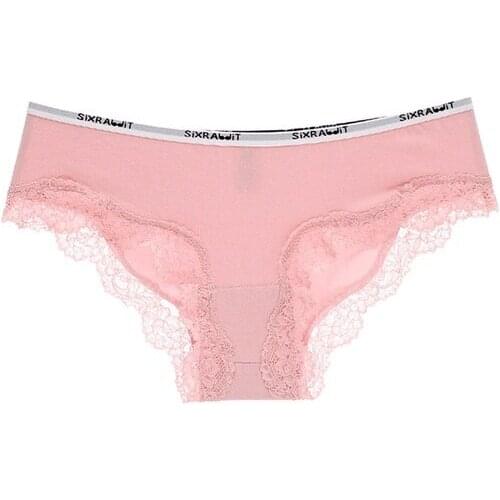 2021 New 5Pcs/lot Young Girl Cotton Panties Sexy Lace Panties Everyday Underwear Girls Ladies Panties Size M L Teen Underwear