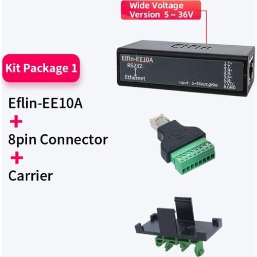 EE10A Serial Port RS232 to Ethernet Serial Port Device Server Support TCP/IP Telnet Modbus TCP Protocol
