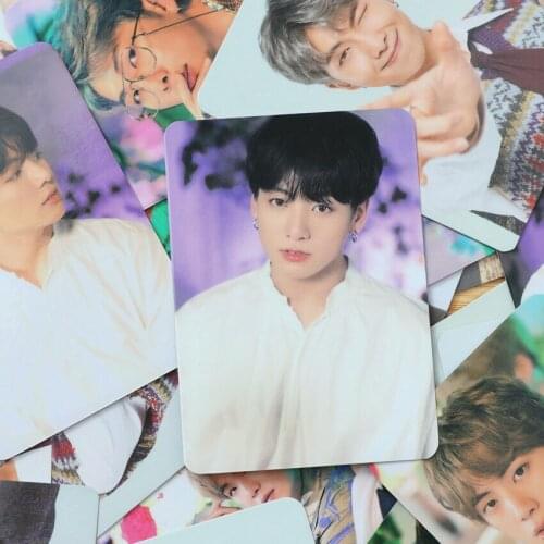 South Korean Groups Kpop Bangtan Boys Poster Photocard Love your Self FESTA Album Same Paragraph 5TH MUSTER SUGA V Lomo Card HD