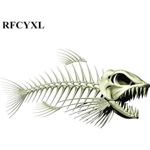 3D Fish Bones Funny Personality Waterproof Stickers Car Styling Car Stickers Vinyl Decal Motorcycle Auto Car Accessories