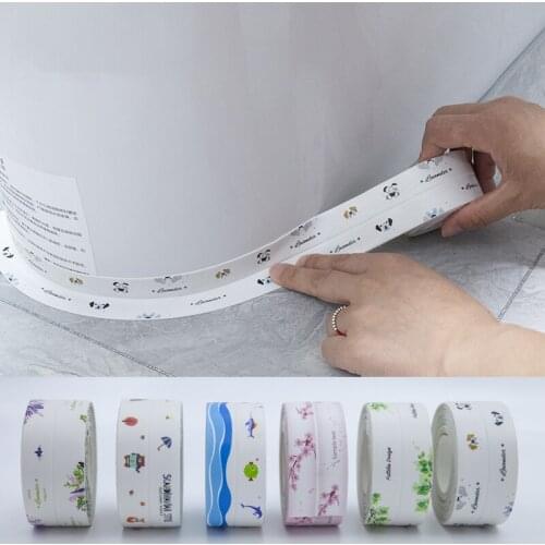 Acrylic Glue Anti-Mildew WaterProof Kitchen Sink Bathroom Joint Tape Toilet Corner Line Glue Sticker Beautiful Seam Tape Sticker