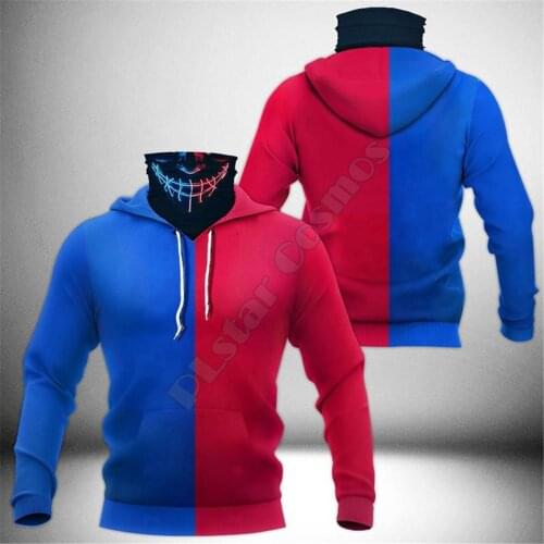 Bandana 3D Printed Hoodies Harajuku Fashion Sweatshirt Women Men Casual Pullover Hoodie Mask Warm Drop Shipping 02