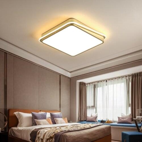 Nordic decorative ceiling lights crystal chandeliers ceiling modern square rectangle cafe hotel kitchen fixtures