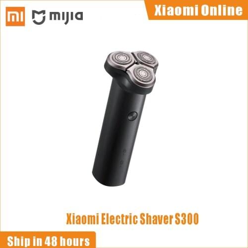 Xiaomi Mijia 3D Floating Smart Electric Shaver S300 IPX7 Waterproof Razor Type-C Charging Dual Layer Blade Dry&Wet Beard Shaving