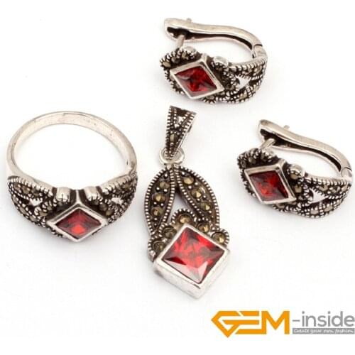 Наборы ювелирных украшений GEM-inside China At AliExpress