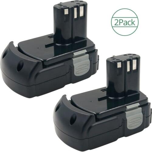 2pcs/lot 18V Lithium Ion Rechargeable Battery for Hitachi BCL1815 BCL1830 EBM1830 326240 326241 DS18DFL CR18DL Tools Bateria