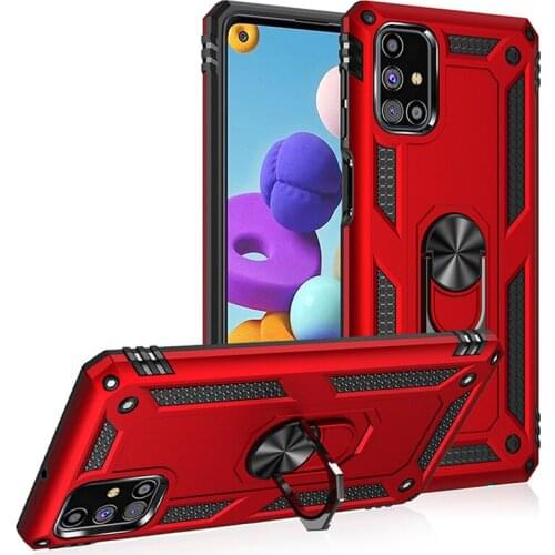 Magnetic Car Stand Holder PC TPU Case For Samsung Galaxy A01 A11 A21 S A31 A41 A51 A70E A71 5G M11 M21 M30s M31 M51 J2 Core Capa