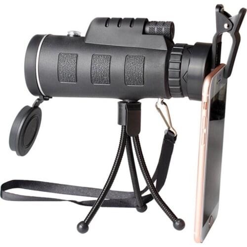 Powerful Monocular Telescope 40x60 HD Zoom Binoculars Long Range Night Vision Spyglass for Outdoor Camping Bird Watching