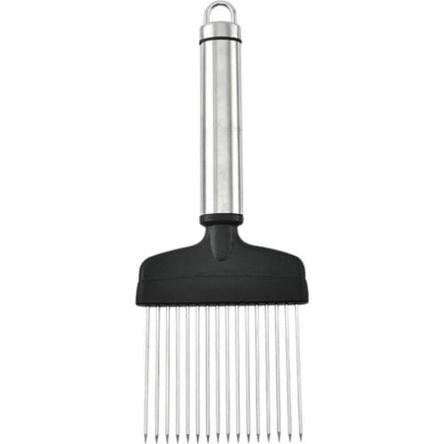 2021 New Shrendders & Slicers Tomato Onion Vegetables Slicer Cutting Aid Holder Guide Slicing Cutter Safe Fork Dropshipping