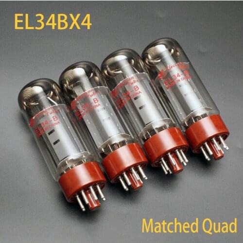 New 4pcs Shuguang EL34B (6CA7-Z,6CA7-T,WE6CA7) Matched Quad Amplifier HIFI Audio Vacuum Tube