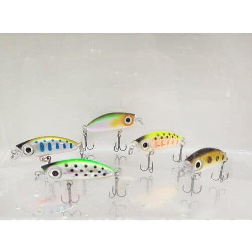 New mini Popper Hard Bait 4cm 2.9g Minnow Fishing Lure Crankbait Wobbler Tackle Isca Poper Floating Top Water pike Lures