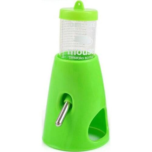 80ml Hamster Water Bottle Drinking Fountain Base Cottage No Drip Kettle Hidden Toy For Guinea Pig Hamster Totoro