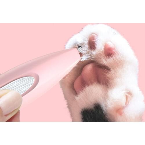 Portable Electric Dog Hair Trimmer Mini Pet Foot Hair Cutter Rechargeable Professional Foot Hair Shaving Pet Grooming Supplies