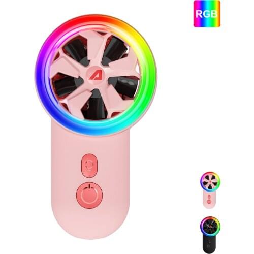 Portable mobile phone radiator summer mobile phone cooling fan shell Black Jazz AHC160 game handle mobile phone cooling fan RGB