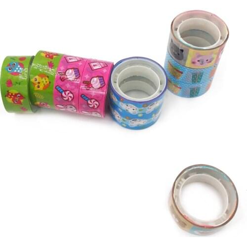 Hand Account Decorative Paper Tapes Masking Tape for Arts and DIY Crafts Scrapbooking Bullet Journal Planner, 10pcs/pack