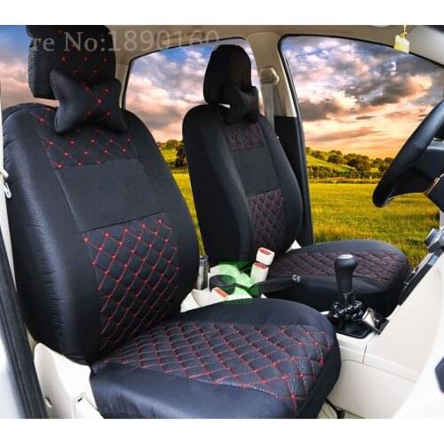 Only two front silk car seat cover For Porsche SsangYong Isuzu Audi Chrysler Acura DS automobiles armchair accessories styling