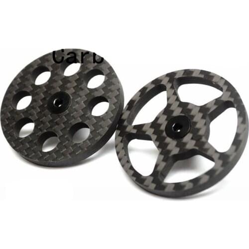 Ultralight Aceoffix 46mm Bike Carbon easy wheel Easywheel for BROMPTON Folding Bike