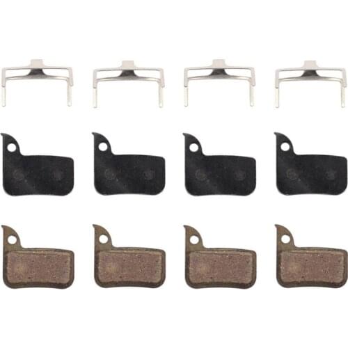 4 Pairs Organic MTB Bike Brake Pads Cycling Road Bicycle Resin Disc Brake for SRAM HRD Red 22 B1 HRD Force 22 HRD CX1