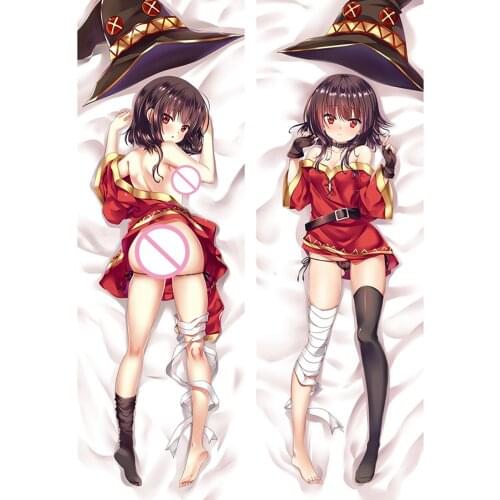 Megumin Japanese Anime Dakimakura Kono Subarashii Sekai ni Shukufuku wo! throw pillow cover hugging body pillowcase