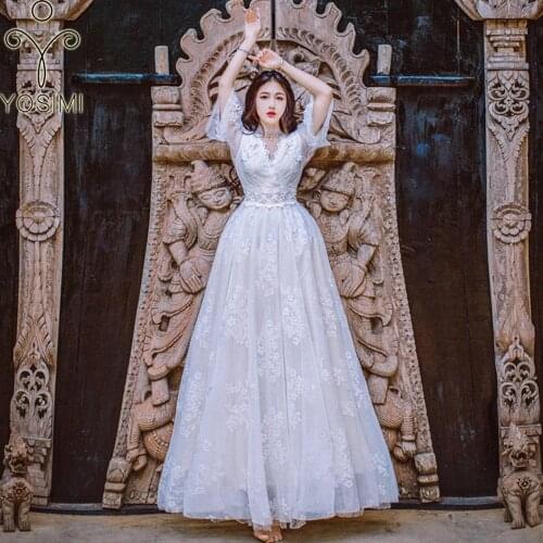 Летние платья с кружевом YOSIMI China At AliExpress