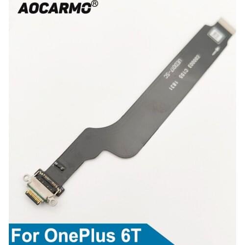Aocarmo Type-C USB Charger Dock Charging Port Connector Flex Cable For OnePlus 6T