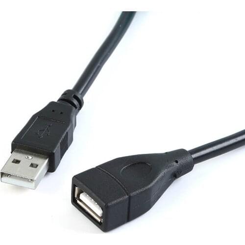1.5m USB 2.0 All copper black A/F Cable Extender Cord Wire Male to Female Data Transmission Cables Super Speed Data Extension