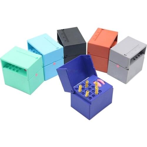 1PC Dental Disinfection Autoclavable Endo Files Holder Box dental instrument 20 holes for Dental Dentist tool