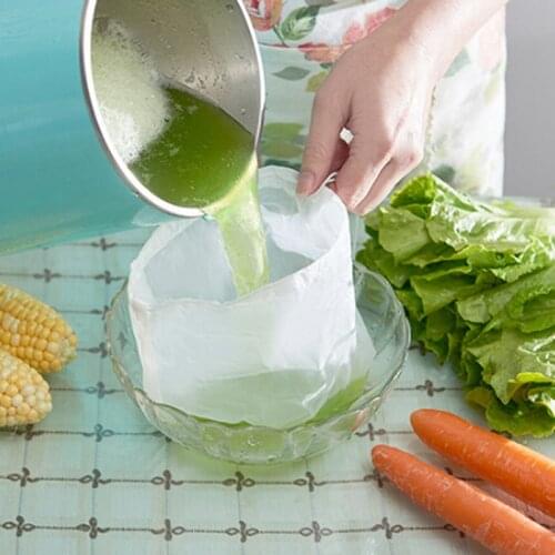 1PC Kitchen Accessories Practical Food Nut Milk Tea Fruit Juice Coffee Wine Nylon Mesh Net Strain Herb Liquid Filter Bag 22x30cm