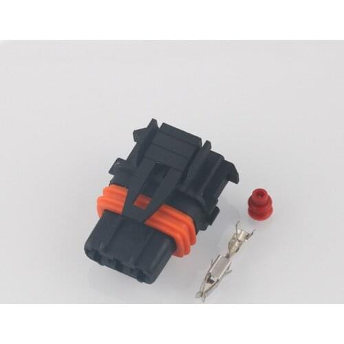 100sets 368161-1 car male Connector female cable Terminal connectors auto socket 3 pin Connector automotive plug DJ70380-3.5-21