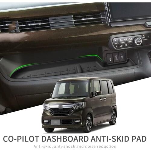 1x for Honda N-Box N Box JF3 JF4 2017 2018 2019 Co-pilot Central Control Instrument Panel Non-slip Mat TPE Storage Pad Organizer