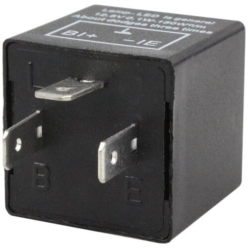 3pins Car Motorcycle LED Flasher Relay 12V Universal Electronic Adjustable Freauency LED Turn Signal Light Blinker Flasher Relay