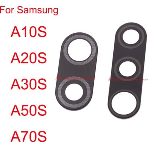 30 PCS Rear Back Camera Glass Lens For Samsung Galaxy A10S A20S A30S A50S A70S A107 A307 A507 A707 Big Camera Lens With Sticker