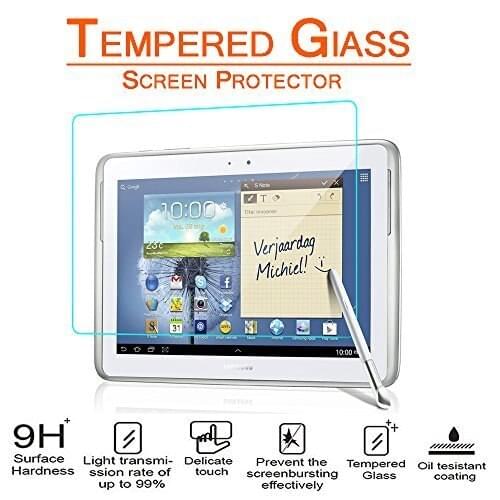 9H 2.5D Explosion-Proof Toughened Tempered Glass For Samsung Galaxy Note 10.1 N8000 N8010 P5100 Film Clear Screen Protect Cover