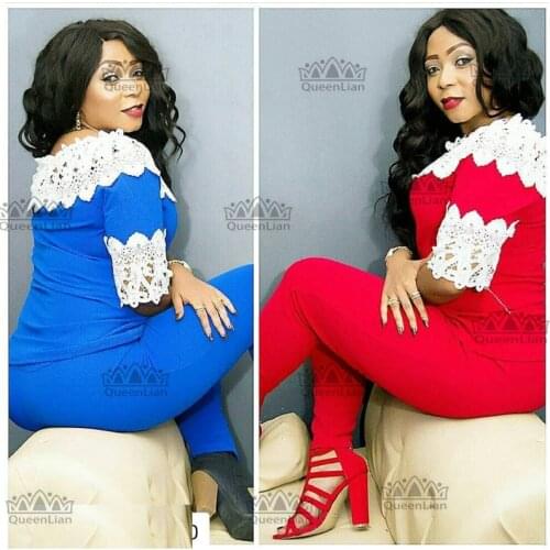 African Dashiki Suit New Big Elastic Summer Short Sleeve Nice Embroidered Suit For Lady (TZHB#)