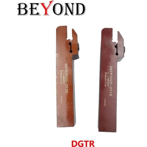 BEYOND DGTR 1616 2020 2525 Spring Steel DGTR1616 DGTR2020 2T18 DGTR2525 3T20 Cutting Turning Tool Holder Lathe Tools Bar CNC