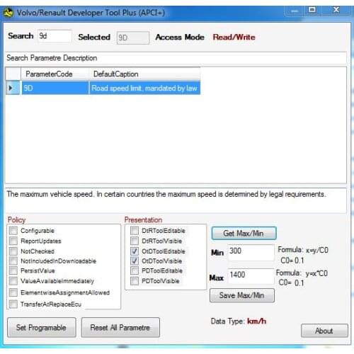 Devtool 2 Developer Tool Plus (APCI+) V1.1 For volvo