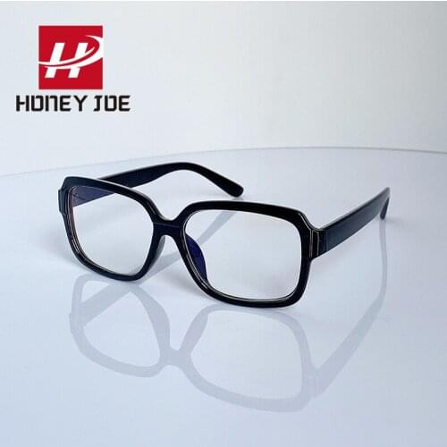 New Square Large Frame Glasses men women anti-blue Light anti-fatigue Retro flat Anti-radiation computer Gaming glasses UV400