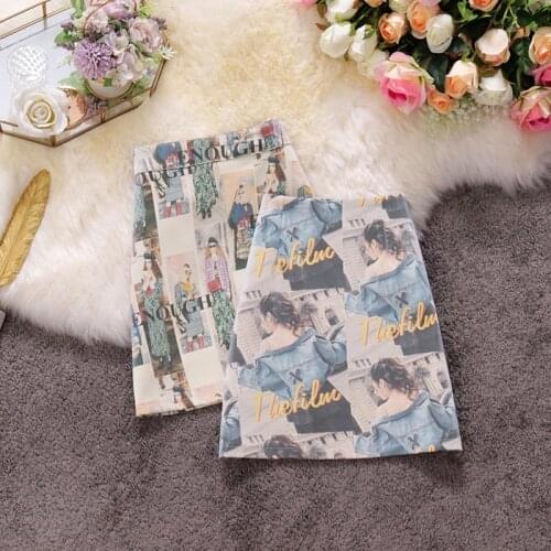 Harajuku Ulzzang Print PU Skirts Korean High Waist A-Line Bandage Faldas Mujer Preppy Style Cartoon Pattern Mini Skirt Women