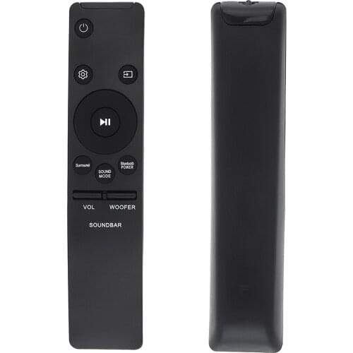 IR 433MHZ Replacement Sound Bar Remote Control with Long Remote Control Distance Fit for Samsung Sound Bar AH59-02745A