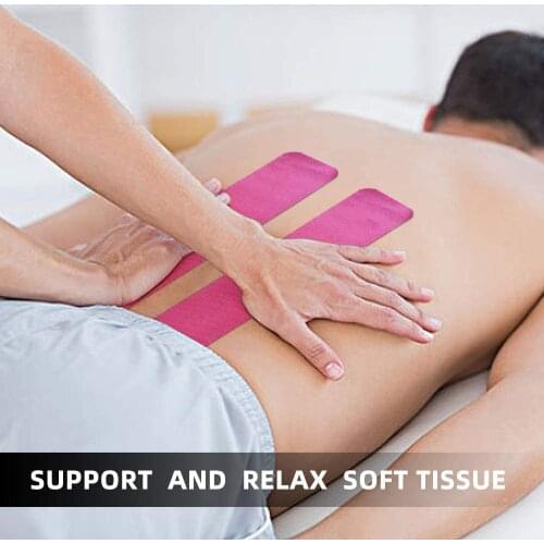 Precut Kinesiology Tape Elastic Hypoallergenic Sports Tape Waterproof Physio Tape For Pain Relief Muscle & Joint Support