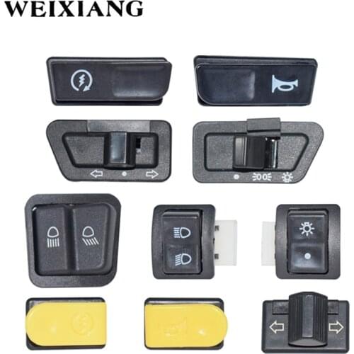 5 X Motorcycle Switches Button Healight Fog Light Horn Turn Signal Blinker High Low Beam Electric Start Kill Buttons For Honda