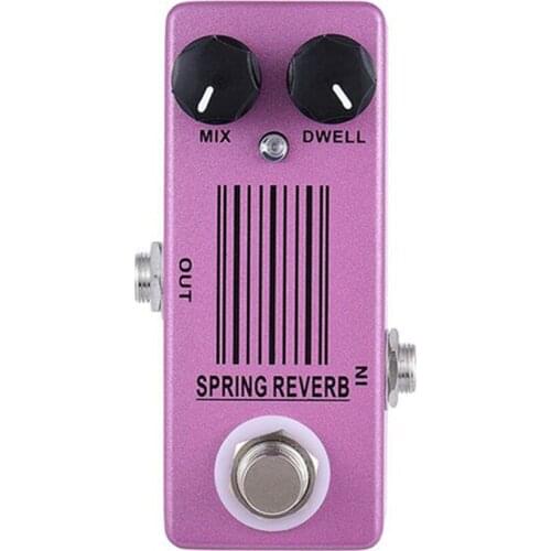 Mosky SPRING REVERB Guitar Effect Pedal Mini MP-51 Spring Reverb Effect Pedal Full Metal Shell Guitar Parts & Accessories